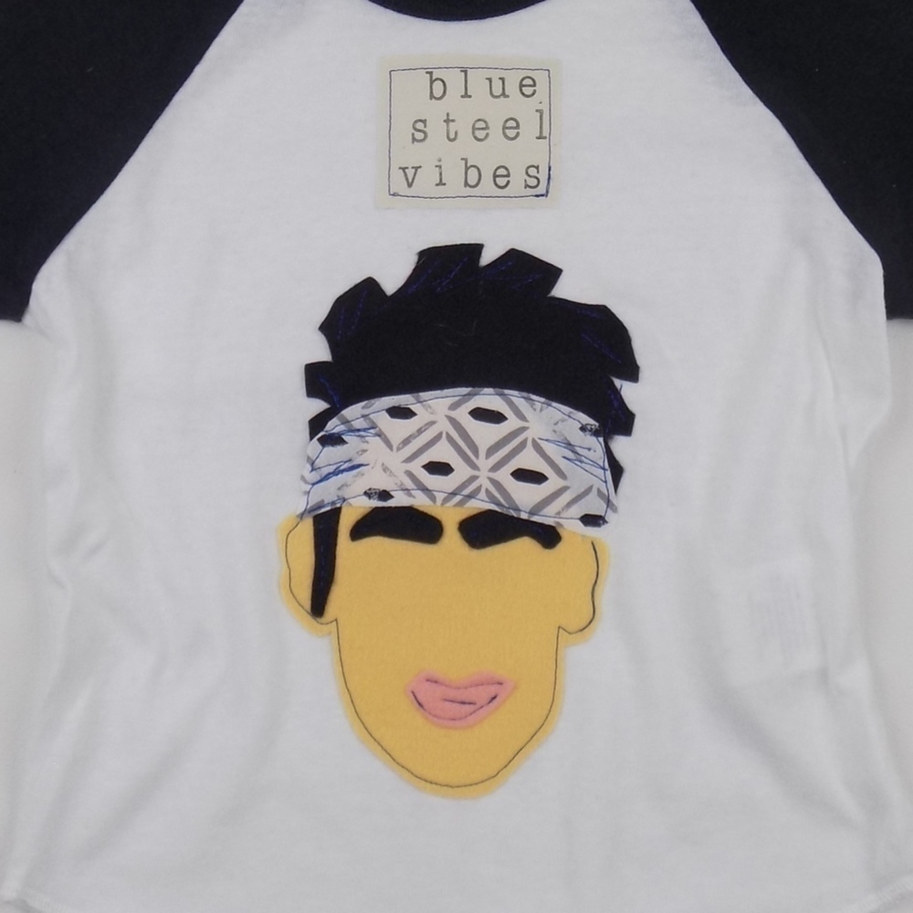 nwt! handmade patches zoolander hello gorgeous model funny graphic tee kids gift